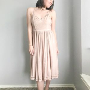 Gorgeous Blush Midi Dress